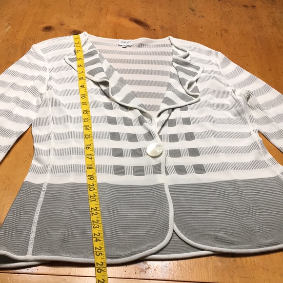Armani Collezioni Striped Cardigan - Host Pick - Picture 10 of 14